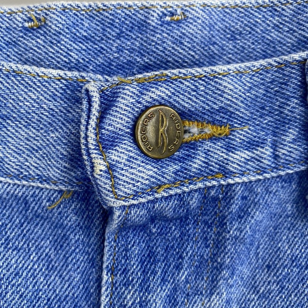Vintage Riders denim Mom jeans size 29 waist 14P medium wash high rise tapered - Picture 4 of 9